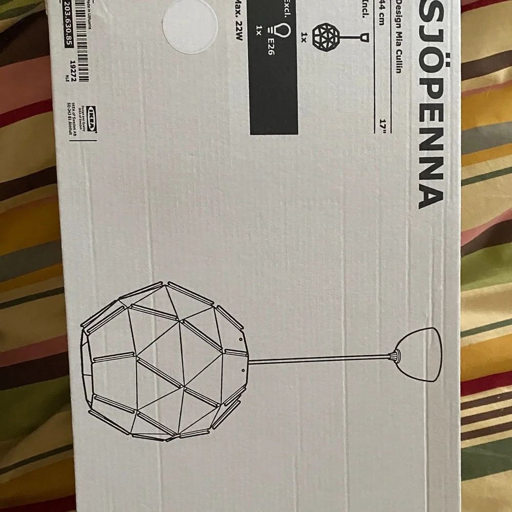 IKEA SJÖPENNA Geometric Pendant Light